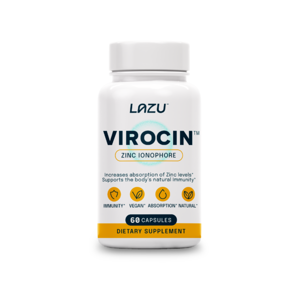 LAZU VIROCIN™ Natural Zinc, boost immunity, reduce inflammation, lower blood pressure, blood sugar aids skin repair