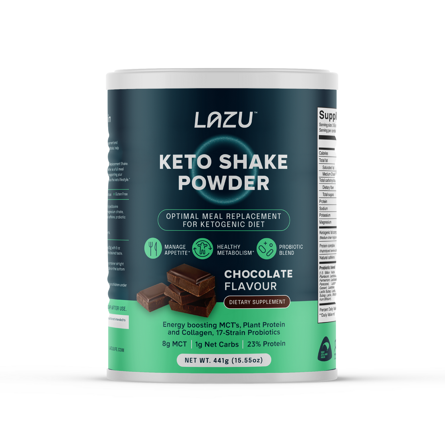 LAZU KETO SHAKE - Nutrient Rich Meal Replacement Weight Loss